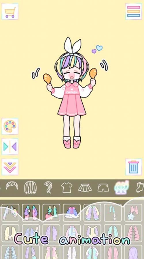 Pastel Girl Dress Up Game 4